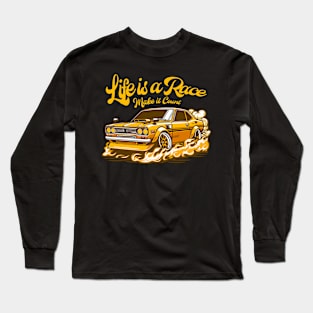 LIFE IS A A RACE Long Sleeve T-Shirt